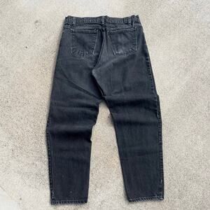 Vintage 550 Levi’s Faded Black Orange Tab Denim Jeans